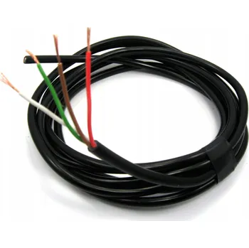 elektrický kabel Elektrický kabel YLYS 4x0,5 mm2 - 1 m