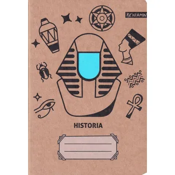 Sešit A5 s linkami Beniamin, 58 listů