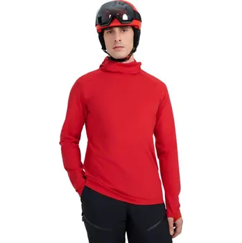 Pánské oblečení Pánská termální mikina 4F M100 tmavě červená 4FWAW25UBRUM100 61S pánské S