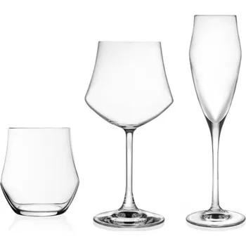 Sklenice Pohár sada whisky, víno, šampanské 18ks EGO