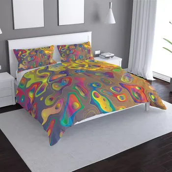 Povlečení Sablio Povlečení Barevné skvrny: 140x200 / 90x70