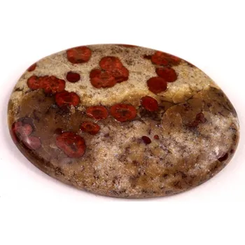 Přírodní kámen Kabošon Mexican Peanut Wood č.7637 (44x31x6mm)