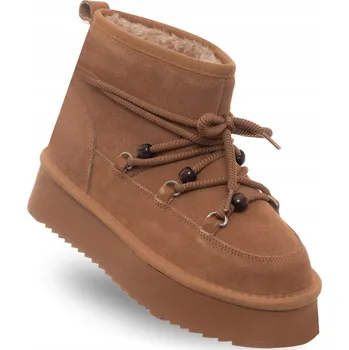 Dámská zimní obuv KOŽENÉ DÁMSKÉ KOTNÍKOVÉ BOTY - SOLO SOPRANI COUTURE - SSW521P72/01 STONES