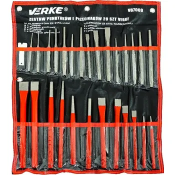 Vrták PROSEČNÍKY DŮLČÍKY VYRAŽEČE SADA PROSEČNÍKŮ DŮLČÍKŮ VYRAŽEČŮ 28 KS