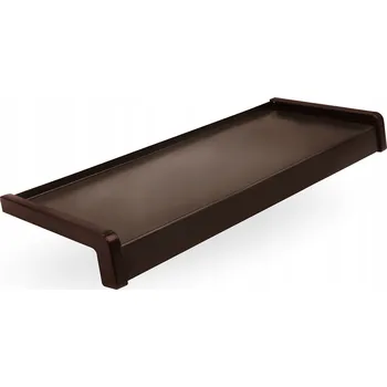 Obraz Vnější parapet OCEL ocelový, ALU krytky, šířka 27,5 cm, délka 110 cm, HNĚDÝ