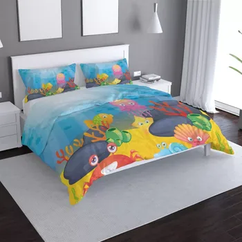 Povlečení Sablio Povlečení Podmořský svět - 140x220 / 90x70