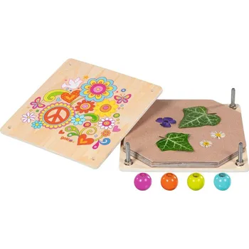 Dřevěná hračka Herbář - Lis na květiny a listy, Flower Power (Goki) - Novinky