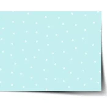 Plakát Sablio Plakát Tečky na bledě modré - 60x40 cm