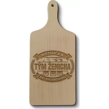 Kuchyňské prkénko Sablio Prkénko Rozlučka se svobodou tým ženicha