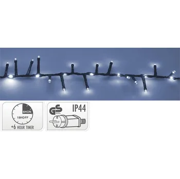 Vánoce Světelný řetěz 1410 LED bílý studený, délka 20 m, venkovní. použití, 230V, efekt vodopádu 599044