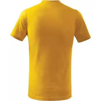 Dívčí tričko Malfini Basic Free Jr Tričko MLI-F3804 žlutá 122 cm/6 let