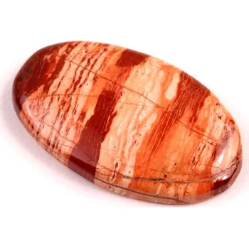 Přírodní kámen Kabošon Red Snakeskin Jasper č.7656 (32x19x5mm)