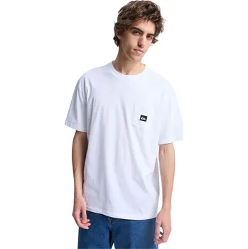 Pánské tričko tričko Quiksilver Salt Water Pocket - WBB0/White XL