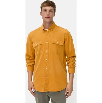 Pánská košile KOŠILE CAMEL ACTIVE LONGSLEEVE SHIRT BURNED YELLOW