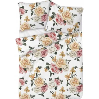 Povlečení Povlečení bavlněné 160x200 Exclusive Komfort a styl Vzor Květiny 3D
