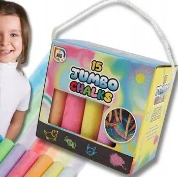 Kresba Jumbo Křída chodníková 15 ks
