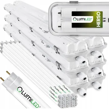 Stropní svítidlo přisazené Lumiled 36 W patice G13, délka 126 cm, bílé