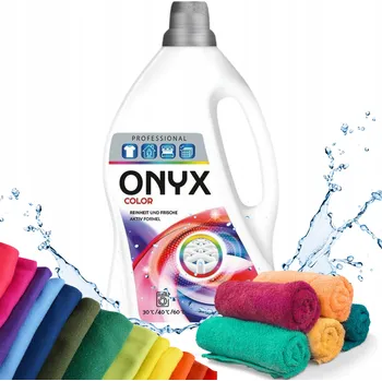 Prací gel Tekutý prací prostředek na barevné prádlo Onyx 2 l