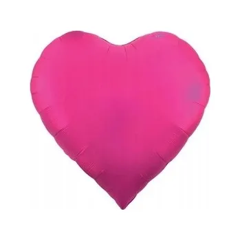 Balónek Fóliový balónek Srdce, matný světle růžový, 65 cm