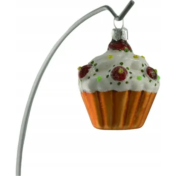 Vánoční dekorace Zdobená Vánoční Koule , tvarované Vánoční Baňky vánoční koule 6,5 cm, 1 ks