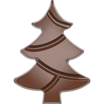 Forma na pečení Forma na čokoládovou tabulku 36,5g (stromek) 1x4 tvary/forma