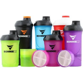 Shaker Ronnie.cz Šejkr Ronnie - se zásobníky - růžová Barva: růžový - 600 ml