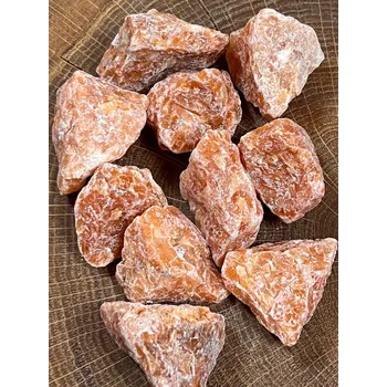 Přírodní kámen Kalcit oranžový surový kus cca 70g