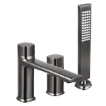 Laveo Vanová baterie Tores 3-otvorová se sprchovým setem - BVT_913D, grafit