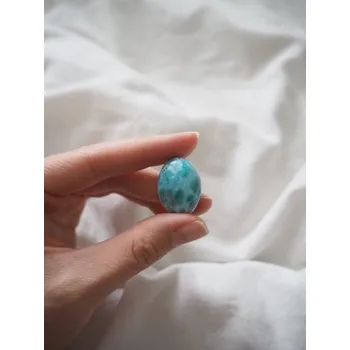 Larimar oválek leštěný, 9,2 g