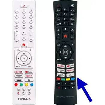 Finlux 32FWG5760 náhradní dálkový ovladač