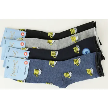 PESAIL Pánské zdravotní bavlněné ponožky pivo Velikost: 43 - 47