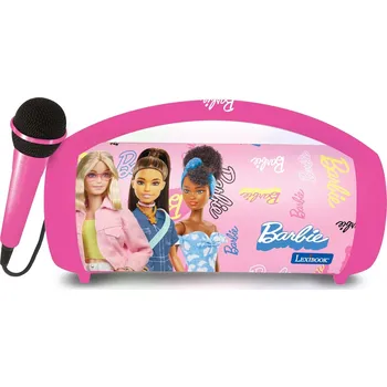 Karaoke Lexibook Reproduktor s mikrofonem Boombox - Barbie