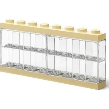 Doplněk k figurce LEGO® Harry Potter Sběratelská skříňka na 16 minifigurek - Béžová