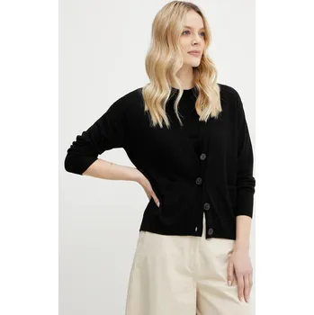 Dámský svetr Vlněný svetr Weekend Max Mara dámský, černá barva, lehký, 2515381011600 99X, vel. S