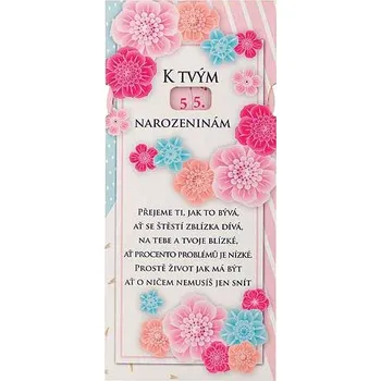 Čokoláda Mléčná čokoláda pro ženu k narozeninám