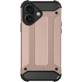 Super odolný "Armor" kryt pro iPhone 16 - růžovozlatý