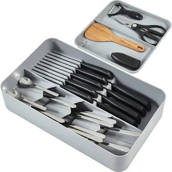 Potah na židli dobirkov.cz Kuchyňský organizér do zásuvky, dvouúrovňový organizér