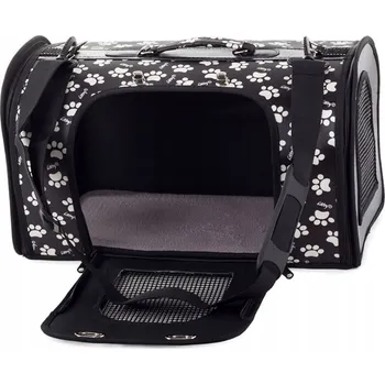 Pelíšek pro psa dobirkov.cz Přepravní taška pro psy a kočky 49 cm, černá