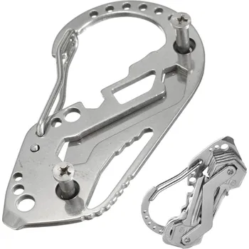 dobirkov.cz Klíčenka s vícenástrojovou karabinou, multifunkční klíčenka