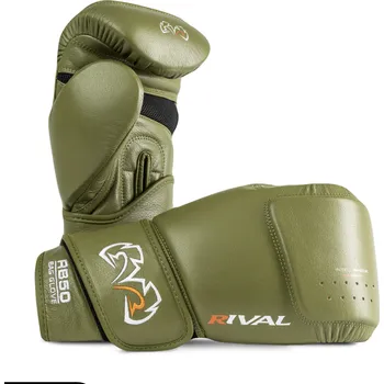 Boxerské rukavice Rival Boxing Rival RB50 Intelli - Shock Compact Bag Gloves, Khaki Velikost: L