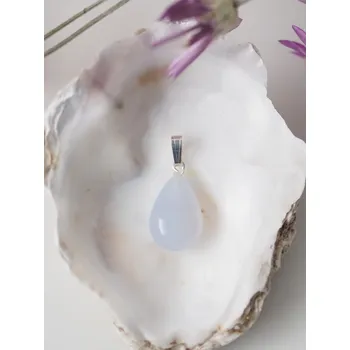 Přívěsek Chalcedon přívěsek kapka