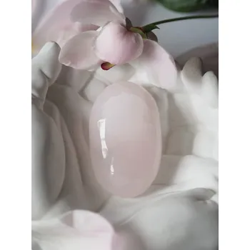 Sběratelství Hmatka Růžový Kalcit ovál leštěný, 115 g