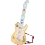 eliNeli Dětská dřevěná elektrická kytara