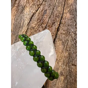 Náramek Jadeitový dvouřadý shamballa náramek XS