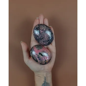 Mýdlo Hmatka Rodonit oválek leštěný, masážní mýdlo cca 150-200g