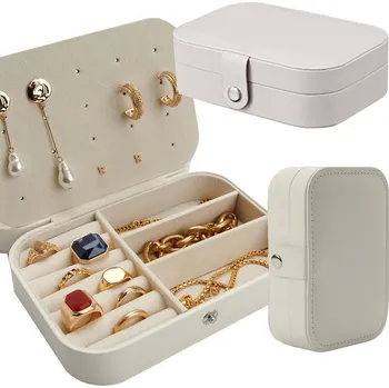 dobirkov.cz Organizér na šperky, šperkovnice, elegantní, prostorná, bílá