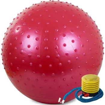 dobirkov.cz Fitness gymnastický míč, 65cm + pumpa - červený