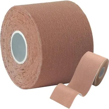Tejpovací páska dobirkov.cz Kineziologická páska, tejpy, kinesiotaping, 5m - hnědá