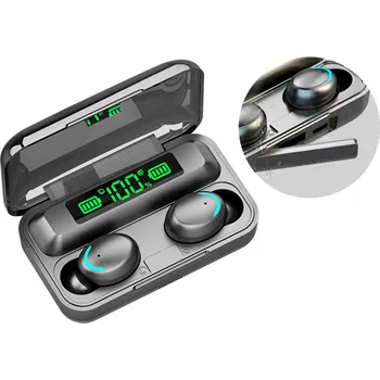 Sluchátka dobirkov.cz Bezdrátová sluchátka, bluetooth F9, tws powerbank