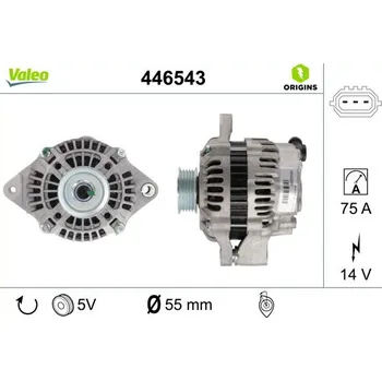 Alternátor Generátor VALEO 446543